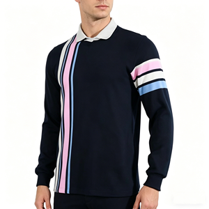 Camiseta de Béisbol Azul Marino para Hombre, Manga Corta, Cuello en V, Personalizable con Nombre del Equipo y Logotipo en la Espalda, Impresión por Transferencia de Calor, 100% Poliéster - Product Image 3