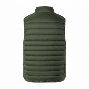 Gilet matelassé imperméable coupe-vent sans manches pour homme, veste d'hiver rembourrée pour l'extérieur, gilet en nylon et polyester pour homme - Product Image 3