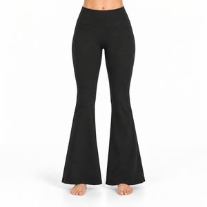 Bell Bottom Legging Provides Stretch Material Comfortable Fit And Natural Movement For Fitness Training And Everyday Casual Wear - Product Image 1