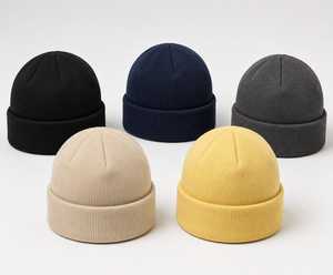 Gorro de Punto Vintage Premium para Invierno, Unisex, con Borde Plegado, Acrílico Suave, Acanalado, con Logotipo Personalizado, para Viaje - Product Image 4