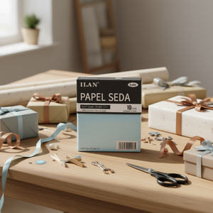 Ilan Carta Velina 50x66 Cm Azzurro 10 Pezzi - Product Image 2