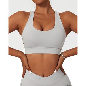 สปอร์ตบราสตรีสำหรับ2025ออกกำลังกายโยคะฟิตเนสขนาดเบาออกแบบโลโก้ได้ตามต้องการ - Product Image 1