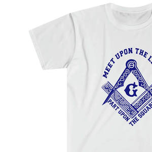 Camiseta de Algodón Suave con Logotipo de la Hermandad Masónica Personalizada para Hombre, Camiseta de Algodón Informal con Símbolo Masónico para Hombre, Venta al Por Mayor - Product Image 6