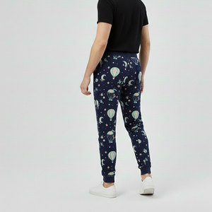 กางเกงวอร์มพิมพ์ลายคุณภาพสูงสำหรับผู้ชาย สวมใส่สบายมีสไตล์ เหมาะสำหรับกิจกรรมกลางแจ้ง - Product Image 5