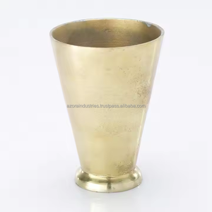 New Modern Casted Aluminum Table Top Gold Plated Handmade Eco-Friendly Flower <b>Vase</b> for Home Living Room Decoration Azora - Product Image 3