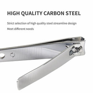 Cortaúñas Curvo de Acero Inoxidable con Logotipo Personalizado, con Apertura de Mandíbula Ancha y Diseño Portátil para Uñas de Dedos de Manos y Pies - Product Image 3