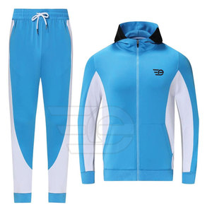 Survêtements d'entraînement décontractés d'hiver pour hommes, avec cordon de serrage et capuche, légers et respirants, 100% coton, pour la course à pied, le jogging et la gym - Product Image 3