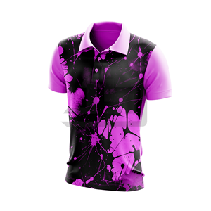 เสื้อเชิ้ตผู้ชาย JAMEZ SPORTS น้ำหนักเบา ผ้าฝ้าย 100% สวมใส่สบาย ระบายเหงื่อได้ดี แขนสั้น โลโก้ด้านหน้า คอปกคลาสสิก - Product Image 1
