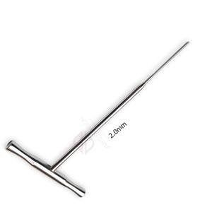 ที่เจาะกระดูกแบบด้ามจับรูปตัว T ขนาด 2.0 มม. สำหรับศัลยกรรมกระดูก |   เครื่องมือผ่าตัดสัตว์แบบใช้มือทำจากสแตนเลส - Product Image 5