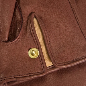 Guantes de Cuero para Hombre Hechos a Mano de Alta Calidad, Cálidos para Invierno, con Pantalla Táctil, Térmicos, Transpirables, Hasta la Muñeca - Product Image 4