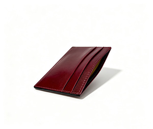 [Customised Logo] Genuine Cowhide Top Grain Leather Card Holder for Men & Women Fashion Style - Product Image 3