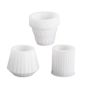 Cut Irregular Flower Dish Flowerpot Storage Box Succulent Pot Gypsum <b>Epoxy</b> <b>Resin</b> Silicone Mold - Product Image 5