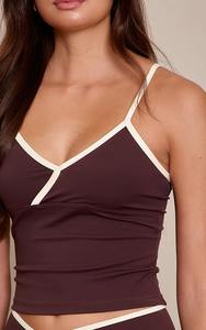 Custom Wholesale <b>Womens</b> Slim Fit Knitted Running Seamless Tank Top Solid Color Summer Breathable Tank Top - Product Image 3