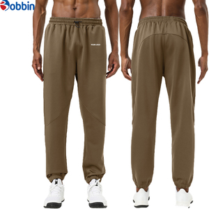 Pantalones Deportivos de Lona de Marca Moderna, Pantalones de Entrenamiento con Cordón, Bolsillos Laterales, Color Sólido, Pantalones de Fitness para Hombre, Pantalones de Gimnasio - Product Image 6