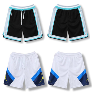 Shorts de sport personnalisés de haute qualité pour hommes, 100 % polyester, double couche, en maille, pour la gym, vente en gros - Product Image 6