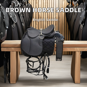 Hot Bán Tiếng Anh Nhảy Yên Bộ Da Tổng Hợp Ngựa Yên Phong Cách Phương Tây Sản Xuất Tại Ấn Độ - Product Image 3