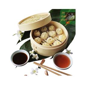 Stackable Bamboo Steamer Basket <b>Set</b> Nested Design for USA Europe Kitchenware Wholesalers Direct Factory Export - Product Image 5