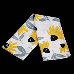 100% Cotton Canvas High Water Absorbency Printed <b>Kitchen</b> Towel with Waffle 100% Custom Linen <b>Kitchen</b> Towels From India - Product Image 3