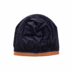 Gorros de Invierno para Hombre al por Mayor, Color Sólido, con Logotipo Personalizado, 100% Algodón, Gorros Cálidos para Hombre - Product Image 2