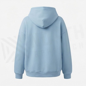 Sweatshirts en molleton tricotés surdimensionnés pour femmes, pulls à manches longues, vêtements d'hiver avec poches - Product Image 2