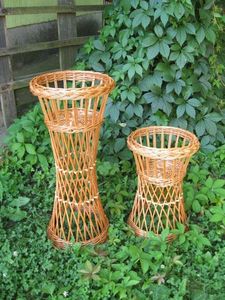 Luxury Vintage Tall Natural Cane Wedding <b>Vase</b> Handmade <b>Wicker</b> Floral Stand for Event Centerpiece and Home Reception Decoration - Product Image 3