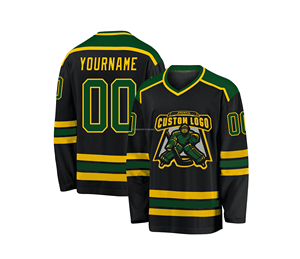 Nouveau design IRON ELEPHANT, maillot de hockey sur glace personnalisé de qualité supérieure en polyester, impression numérique, logo brodé, séchage rapide, respirant - Product Image 5