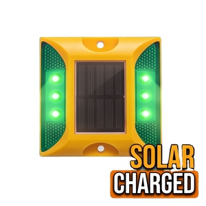 OEM ODM ป้ายบอกทางแบบตาแมว ABS สำหรับงานหนัก ทนทานต่อสภาพอากาศ พร้อมไฟ LED สำหรับทางเข้าอุโมงค์ - Product Image 1