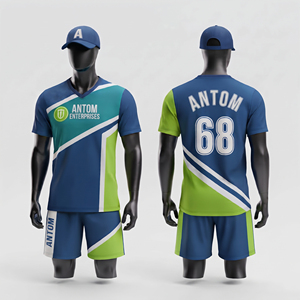 ชุดยูนิฟอร์มเน็ตบอลแบบซับลิเมชั่นสีน้ำเงินเขียว คอวี เสื้อเจอร์ซีย์ กางเกงขาสั้น ผ้าโพลีเอสเตอร์ระบายอากาศ สำหรับทีมชาติสหรัฐอเมริกา ออสเตรเลีย นิวซีแลนด์ - Product Image 1