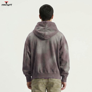 Meilleur prix – Sweat-shirts à capuche décontractés de couleur unie pour hommes – Sweat-shirts oversize unis pour hommes – Sweat-shirts à capuche délavés à l'acide pour hommes - Product Image 6