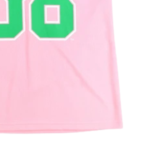   Camiseta Deportiva Rosa de Fútbol para Mujer, Manga Corta, Estampado Gráfico, Estilo Casual, Deportivo, Oversize, Estilo Universitario, Streetwear - Product Image 6