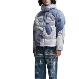 Veste matelassée imperméable pour hommes Manteau matelassé d'hiver matelassé à bulles en nylon noir Veste matelassée pour l'extérieur pour hommes - Product Image 5