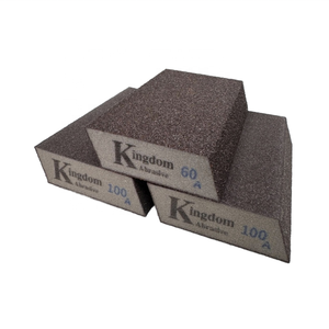 Éponge de ponçage personnalisable en oxyde d'aluminium à angle carré de dureté moyenne pour le travail manuel Support OEM - Product Image 6
