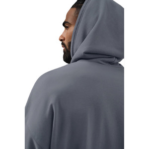 Conjunto de Sudadera con Capucha y Pantalones Cortos para Hombre, 100% Algodón, Felpa Transpirable, Logotipo Personalizado en la Parte Delantera, Servicio OEM, Casual, Primavera - Product Image 4
