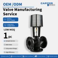 Vanne de régulation motorisée 3 voies 24 V CA avec actionneur proportionnel intégré à bride 0-10 V pour système de chauffage échangeur de chaleur