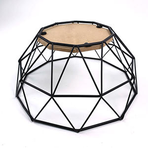 Panier de rangement en fil métallique noir, vente en gros, décoration créative pour la maison et panier organisateur pratique avec poignées, panier de rangement pour la maison - Product Image 3