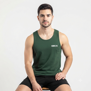 Gilet de sport décontracté imprimé, sans manches, respirant, 100% coton, séchage rapide, pour hommes et femmes - Product Image 4