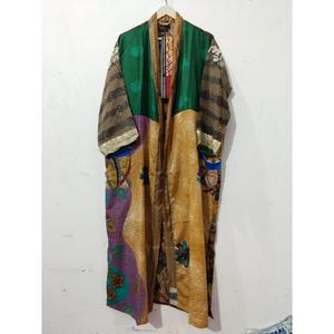 Women Comfortable Soft Silk <b>Kimono</b> Bridesmaid Dressing Gown Indian Pure Silk <b>Kimono</b> Japanese Silk <b>Kimono</b> Bridal <b>Beach</b> Cover Robe - Product Image 3