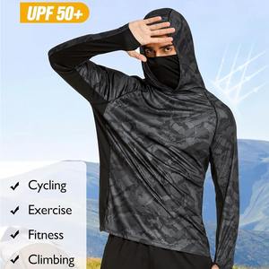 Sudadera de Pesca con Protección Solar UPF 50+ de Manga Larga con Máscara Facial, Jersey de Pesca Moderno y Suave - Product Image 4