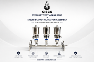 CISCO CISCO-4700 เครื่องทดสอบความสะอาดของสแตนเลสสตีล ชุดกรองหลายทาง ชุดกรอง 3 หัว สำหรับห้องปฏิบัติการ - Product Image 3