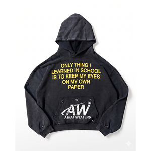 Sudaderas Personalizadas de Alto Rendimiento, 100% Algodón Ecológico, Sudaderas Extra Grandes con Parte Delantera Transpirable de Secado Rápido, Máxima Comodidad - Product Image 2