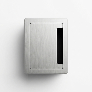 <span class=keywords><strong>Prise</strong></span> multimédia intégrée encastrable en alliage d'aluminium pour bureau avec <span class=keywords><strong>prise</strong></span> secteur, téléphone VoIP et double port audio VGA 3.5 - Product Image 1