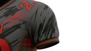 Jersey de Fútbol Americano Personalizado con Logotipo OEM, Transpirable, de Manga Corta, Alta Calidad, Unisex, Último Diseño, 100% Poliéster - Product Image 4