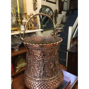 Cubo de cobre sólido de la mejor calidad con acabado pulido y alta resistencia para ceremonias religiosas y uso doméstico, procedente de la India. - Product Image 4