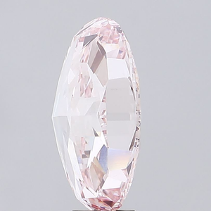 Excellents diamants CVD polonais non montés, certifiés IGI, pour l'exportation. Diamant de laboratoire de qualité supérieure, taille ovale, rose intense fantaisie, clarté VS1. - Product Image 2