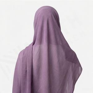 Pañuelos de Chifón al por Mayor para Mujer, Pañuelos Rectangulares con Estampado Digital, Turbantes Musulmanes para Damas, Nuevo Diseño, Suaves y de Primera Calidad - Product Image 2