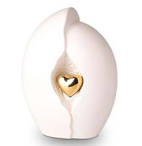 Urnas de Cremación para Adultos Brown Embrace Tear Drop with Heart, 200 Pulgadas Cúbicas, Ecológicas y Duraderas para Cenizas Humanas - Product Image 6