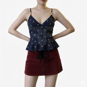 Camiseta sin mangas básica universal para mujer, camisa sin mangas ligera de mezcla de algodón para uso diario, blusa para mujer - Product Image 1