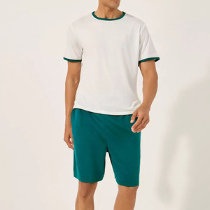 Ensemble T-shirt et short pour homme, style streetwear, personnalisé, imprimé par transfert thermique, séchage rapide, tricoté 100 % coton, coupe oversize, vente en gros, collection été - Product Image 6