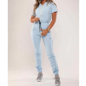 High Quality Custom Medical Scrub <b>Set</b> for Women Wholesale Hospital <b>Doctors</b> and Nurses Female Nursing Scrub Uniforms - Product Image 2