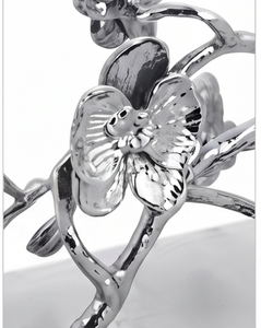 Silver <b>Metal</b> Flower Design Free Standing Tissue Holder Decorative Napkin Stand For Tabletop Use And Kitchenware Use - Product Image 2
